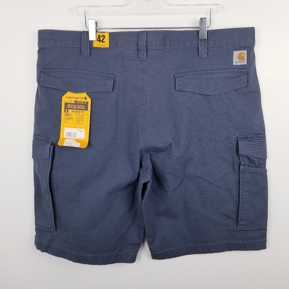 Carhartt Rugged Flex Relaxed Fit Canvas Cargo Work Shorts NWT size 42 - Picture 2 of 11